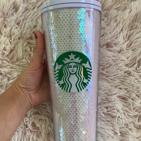Starbucks pearl sequin tumbler - Picture 4 of 14